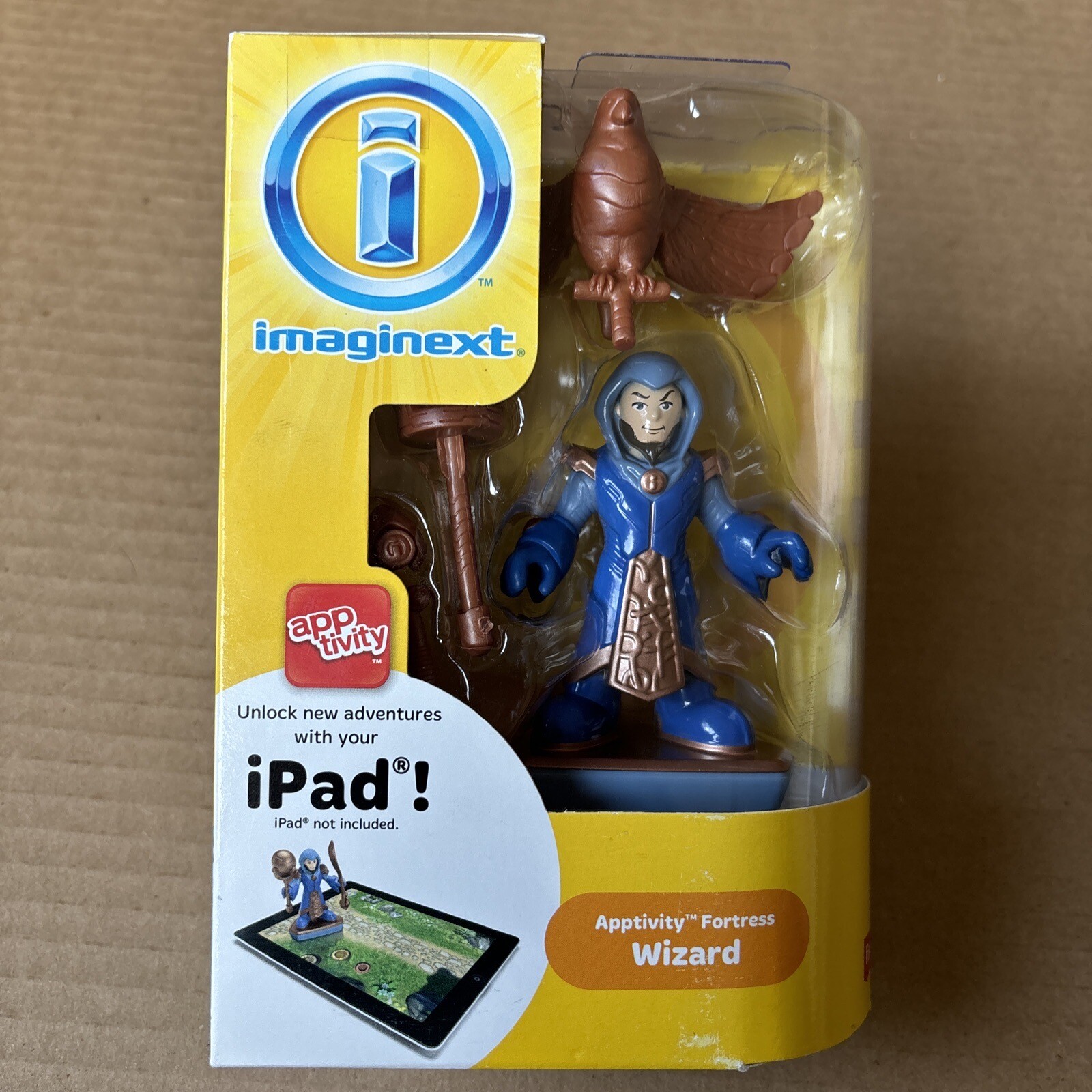 Fisher-price imaginext apptivity fortress Wizard falcon staff .. New
