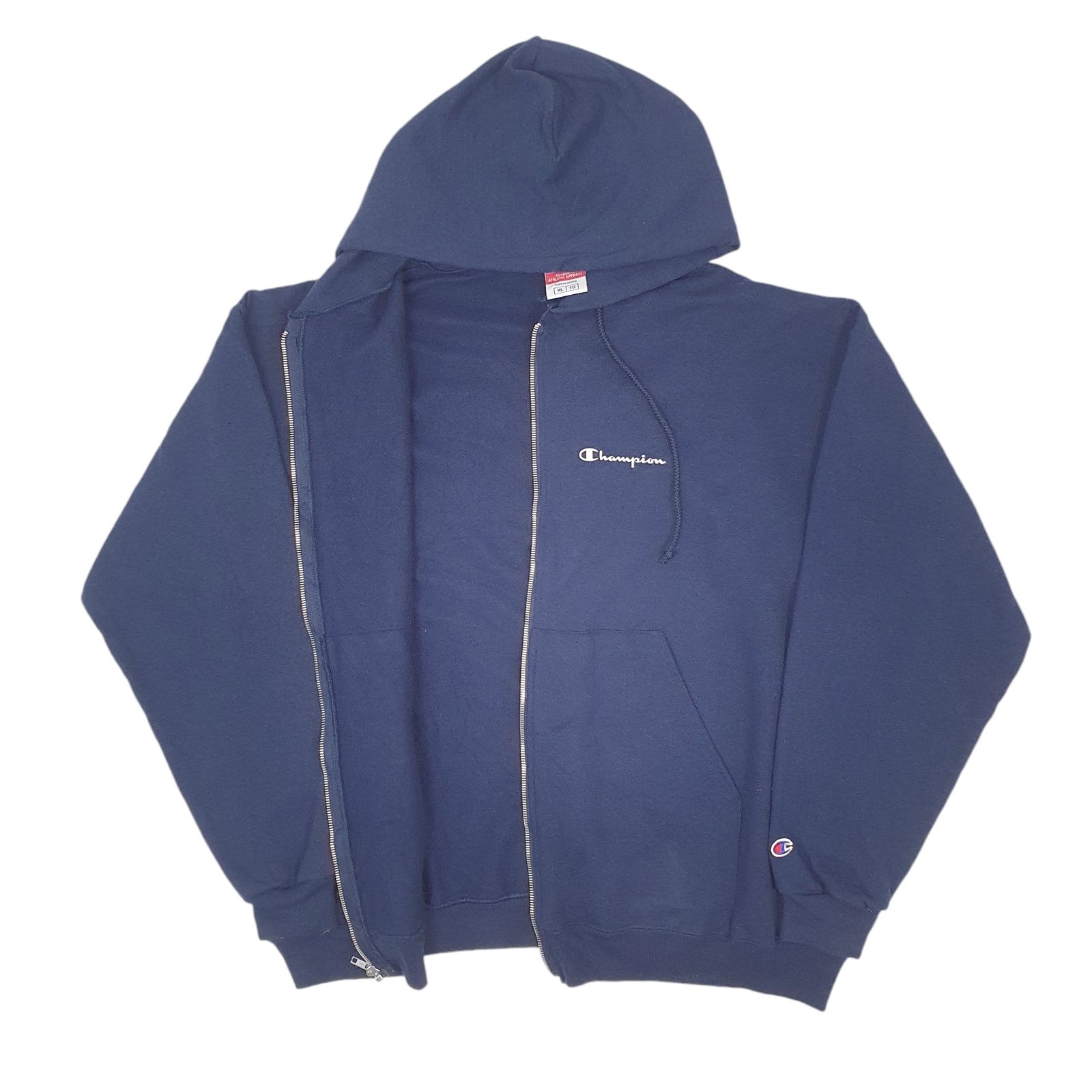CHAMPION Full Zip Cotton Blend Jumper Sweatshirt Mens XL image 3