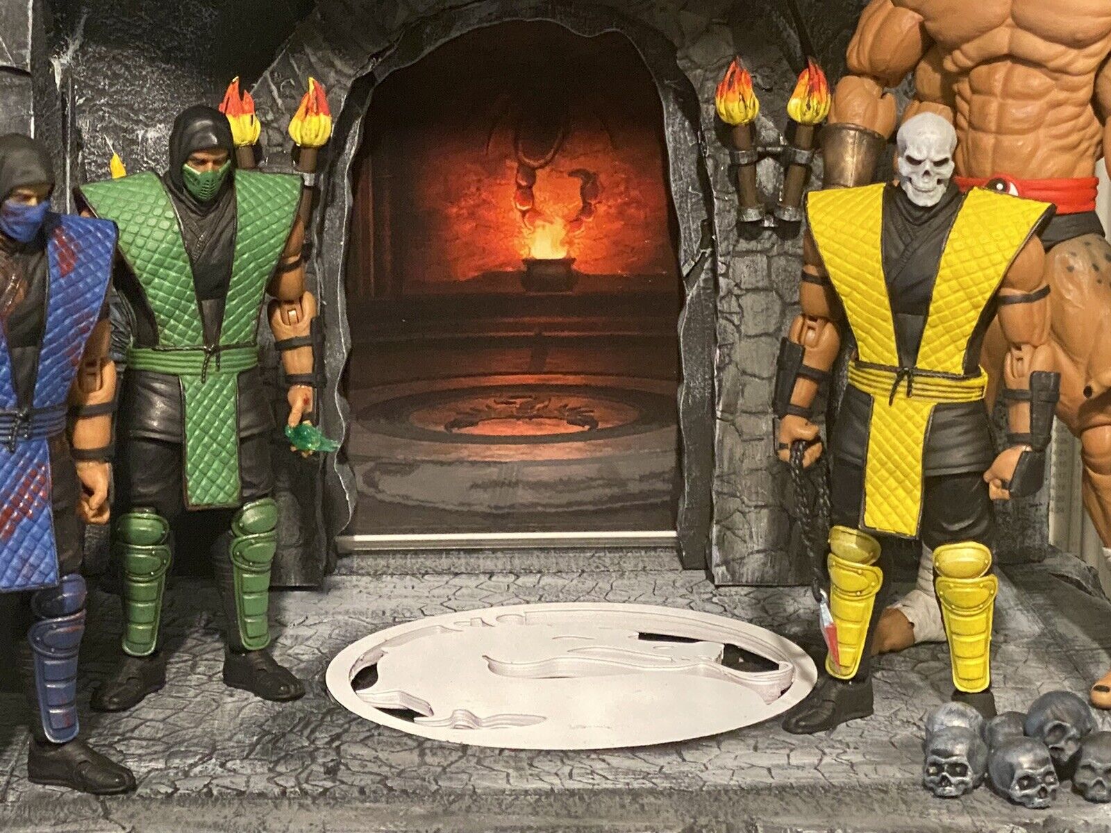 storm collectibles mortal kombat 1/12 Custom Diorama