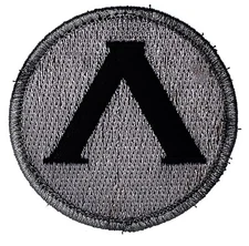 MilSpec Monkey Lambda Patch Tactical Acu Dark Embroidered 2 inch Circle