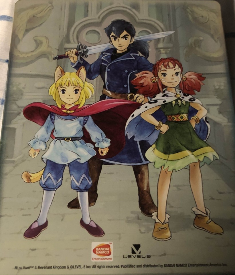 Steelbook Ni No Kuni Seul – Boîtier Métal PlayStation 4 – Occasion Bon état