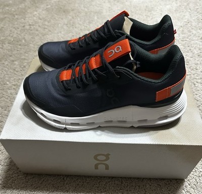 On Cloudnova Form Black Flame Women's Low Top Athletic Sneaker, Size 5 women s.