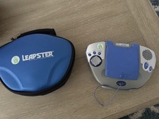 LeapFrog Leapster 20200 Learning Handheld Game 2 games w/case Blue WORKS