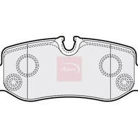 Apec BremsbeläGe Hinten Mercedes V-CLASS W447 2014 PAD2052 (R90)
