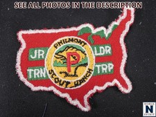 Boy Scouts BSA Philmont VTG 1st Junior Leader Training Troop Patch USA Shape (JS