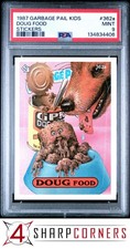 1987 GARBAGE PAIL KIDS STICKERS #362a DOUG FOOD SERIES 9 PSA 9