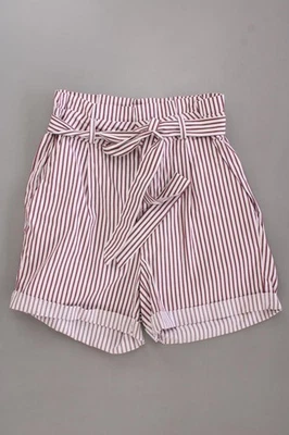 ✅ Second Life Fashion Vero Moda Shorts für Damen Gr. 38, M gestreift rot ✅ - Bild 1 von 4