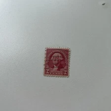 1923 Rare Vintage George Washington, 2 Cent Stamp
