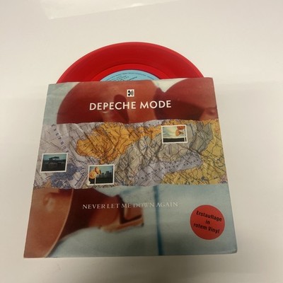 7'' Depeche Mode   Never Let Me Down Again - 1987 Mute INT 111.850, red ! vg++
