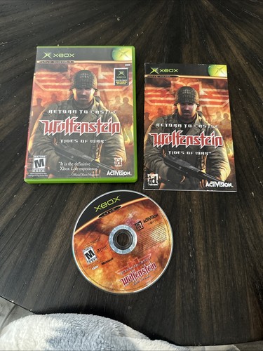 XBOX Spiel Return To Castle Wolfenstein Tides Of War CIB komplett in OVP 