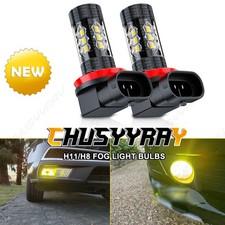 H11 Yellow Fog Light LED Bulbs For Toyota Tacoma 2016-2020 Tundra RAV4 2013-2019