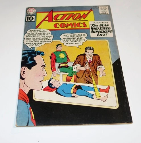 1961 Action Comics #281 – The Man Who Saved Superman’s Life – Vintage 10¢ DC