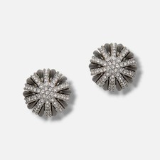 Lele Sadoughi Women's Black Deco Stud Earrings
