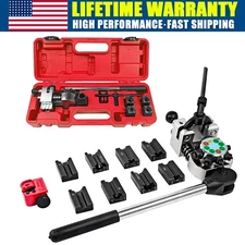 Brake Line Flaring Tool Kit 45° Single Double Bubble Flare for 3/16" 1/4" 5/16"