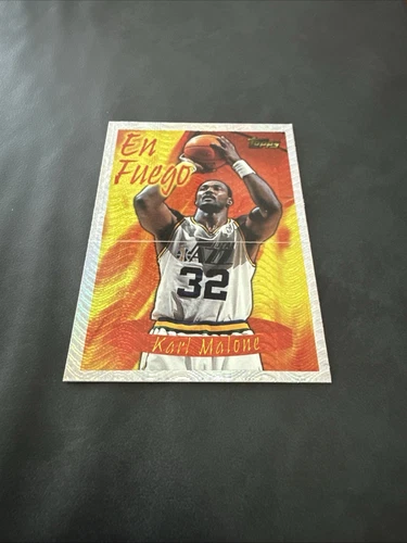 1996 Topps Season's Best En Fuego #4 Karl Malone / Excellent Condition