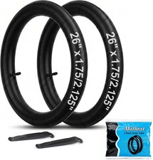 2Pack Bike Inner Tubes 26" x1.75/1.95/2.10/2.125 with 32mm Schrader Valv