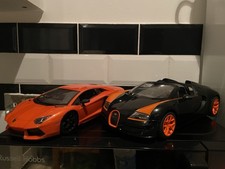 1/14 Lamborghini and 1/14 Bugatti (not 1/18 scale)