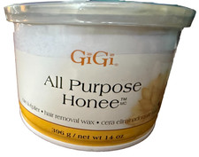 GiGi All Purpose Honee Hair Removal Soft Wax for All Skin and Hair Types 14 oz