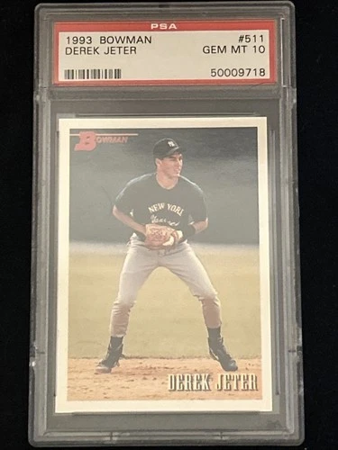 1993 Bowman Derek Jeter Rookie Card #511 PSA 10 GEM MINT