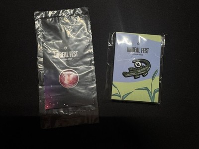 Epic Games Unreal Engine 2025 Fest Pin Orlando Exclusive (set Of 2)