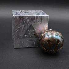 Vintage 2000 Wallace Sterling Silver Plated Sleigh Bell Ornament With Box