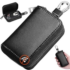 NEU Auto Schlüssel Keyless Go Schutz RFID Funk Blocker Tasche Etui Hülle Carbon