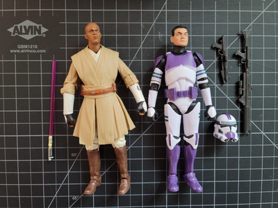 Star Wars | Black Series | Mace Windu & 187th Legion Clone Trooper
