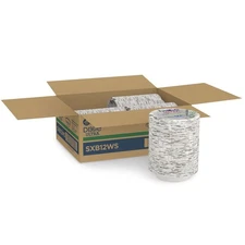 Dixie SXB12WS Pathways 12 oz Heavyweight Green/Burgundy Paper Bowls (4/Ct) New