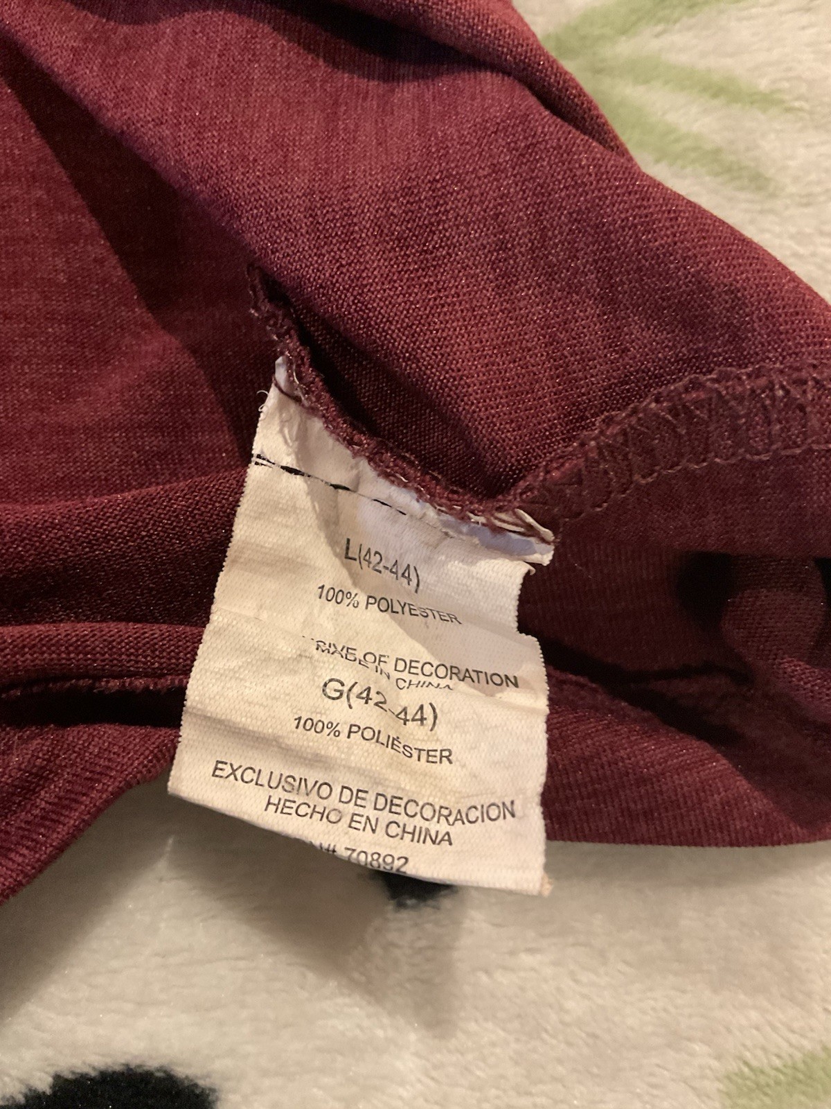 Layer Men’s Large Red Quick‑Dry Performance Crew … - image 6