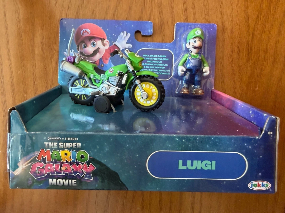 Luigi con Moto Pull-Back Super Mario Galaxy Movie Nintendo