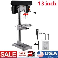 13 in Benchtop Drill Press Tabletop Drilling Machine 288-3084RPM Adjustable