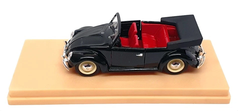 Escarabajo diecast 92 escala Rio 1/43 - 1949 Volkswagen ""Beetle convertible"" - negro Foto 4 de 4