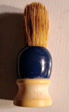 Ever-Ready Rubberset 109A Shaving Brush with Vtg Blue/off-white Handle
