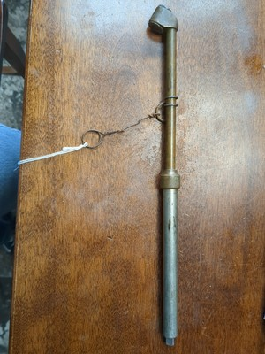 #ad #ad Vint. Brass US. Property Ordinance Dept. Tire Pressure Gauge . $52.00