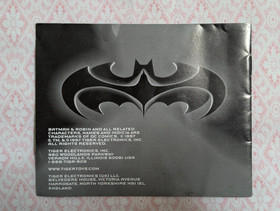 Batman & Robin (Game.com, 1997) Game Cartridge & Manual - Tested!
