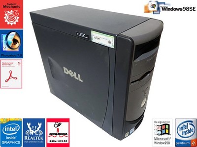 Dell DIMENSION 2400 [Windows 98SE] Pentium 4 @2.40GHz, 512MB RAM Vintage Gaming