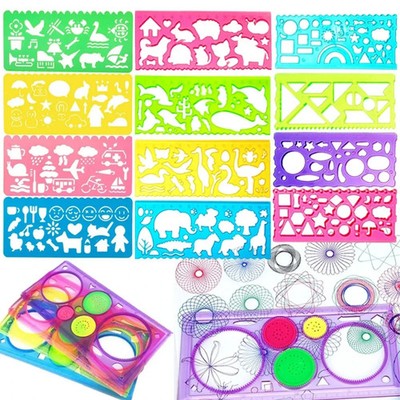 Geometrie Spirograph Zeichnung Schablone Set Kunst Handwerk Kreativ Kinder