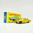 Matchbox Lesney 36c Opel Diplomat BPW Harder to find box Matchbox Regular Wheels