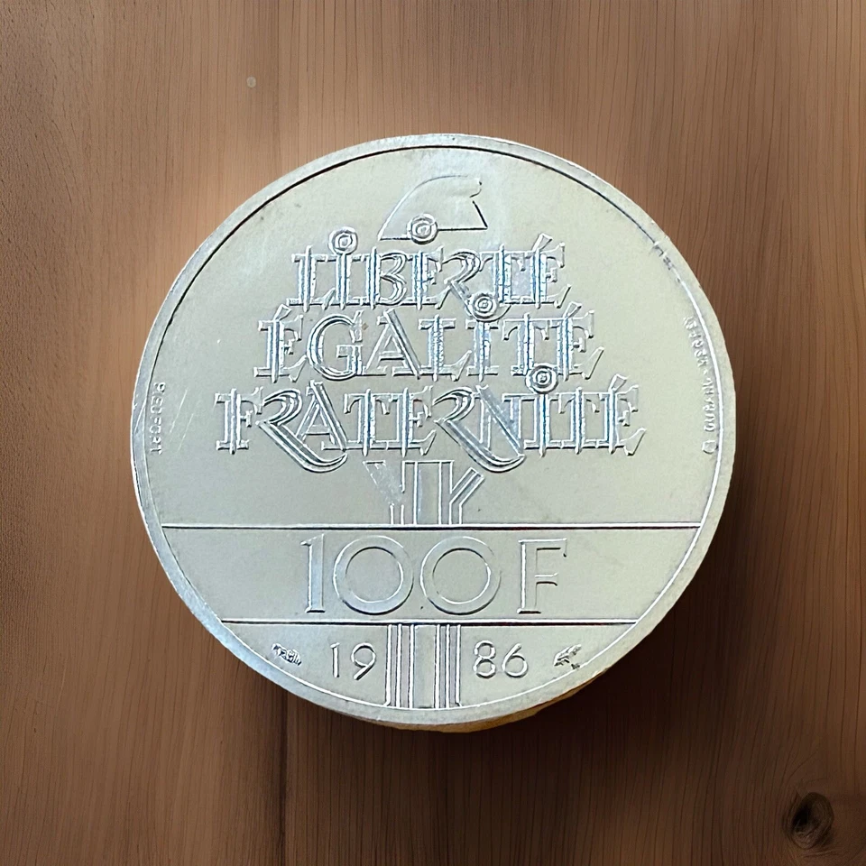 Estatua de la Libertad 1986 100 aniversario 100 francos - 0,95 plata 30 g Foto 2 de 4