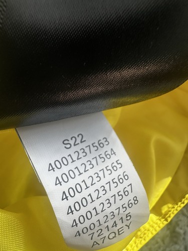 Chaqueta de lluvia The North Face para hombre S amarilla impermeable Dryvent ligera - Imagen 7 de 13
