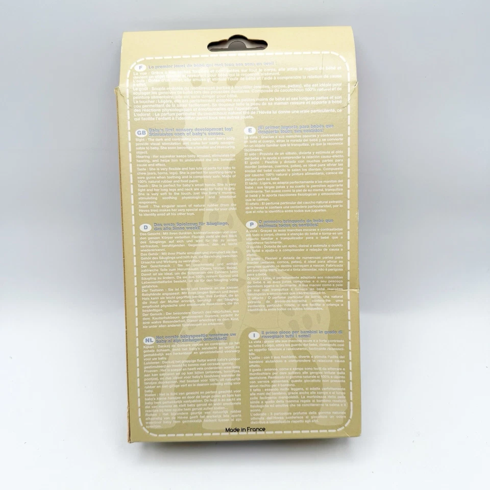 Juguete mordedor de goma natural con caja Sophie The Giraffe La Baby Foto 2 de 2