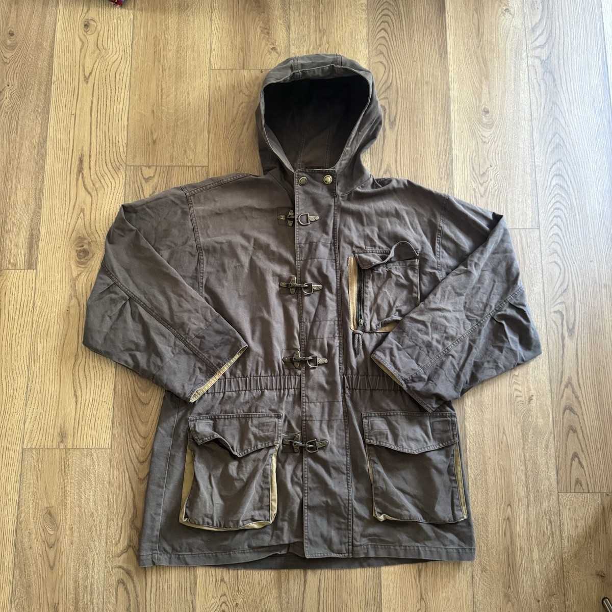 Vintage Urban Equipment Firemans Brown Mens Large Jacket Y2K