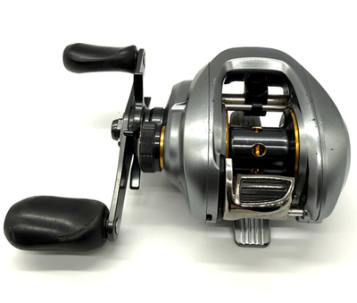09ALDEBARAN MG. シルバー ベイトフィネス Shimano 09 ALDEBARAN Mg7 Left Handed Baitcasting Reel w/Box JAPAN