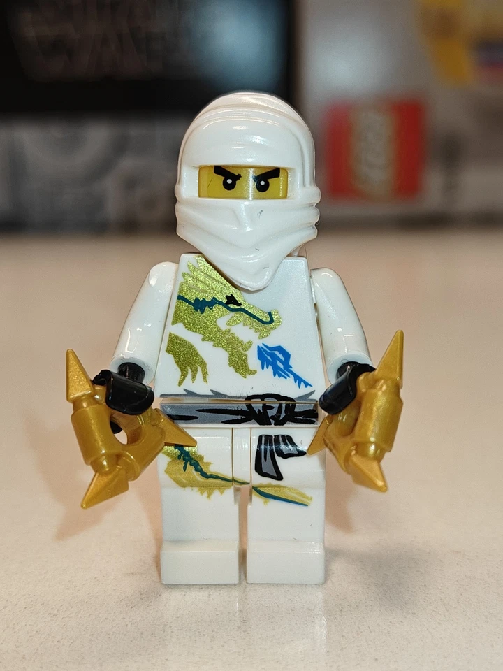NUEVO Ninjago Cole DX y Zane DX con Armas Doradas Minifigura Lego Personalizada Foto 3 de 4