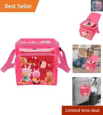 Stylish Pink Toniebox Carrying Case - Waterproof  Transparent Toy Organizer
