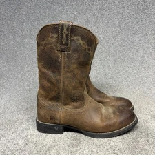 Ariat Heritage Roper Cowgirl Boots Women’s 5.5 C Brown Western Leather 10000797