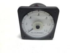 Crompton 007-05RA-HGYY Switchboard Panel Meter Scale 0-1.2 Kiloamperes 4-20mADC