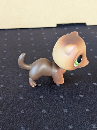 LPS Littlest Pet Shop #209 Marroni occhi verdi furetto - Foto 3 di 5