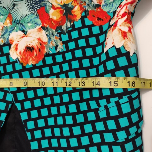 Women's ETRO Milano Lined Long Sleeve Jacket Floral Print Open Front EU 42 US S - Picture 12 of 13