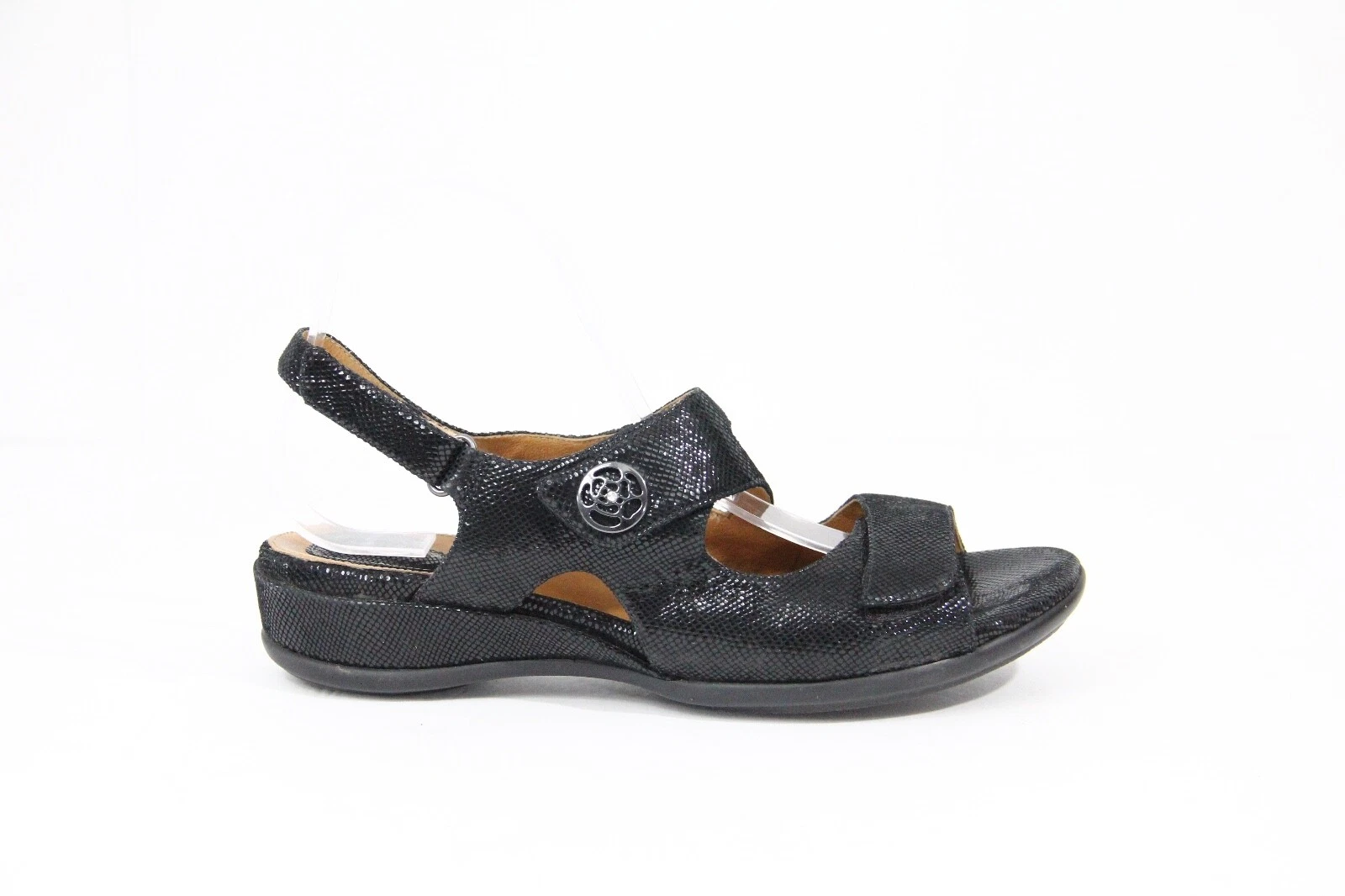 Sandali Clarks Artisan neri 9 5 donna scarpe comode cinturino regolabile pelle